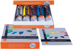 Royal Talens Cobra set de peinture à l'huile - mélange primaire aquarellable 5x20ml