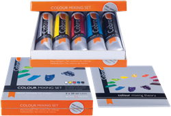 Royal Talens Cobra Water Olieverf Set Mengset Primair 5x20ml