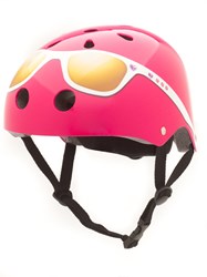 Coconuts casque vélo enfant rose avec lunettes - réglable et léger Coconuts Pink glasses 2S