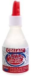 Bouteille de colle à puzzle Collall 100ml transparente