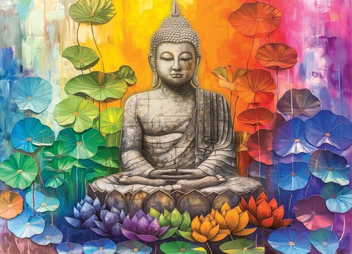 Eurographics Bunter Buddha - 1000 Teile