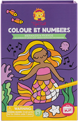 Tiger Tribe coffret coloriage par numéros - sirènes et amis