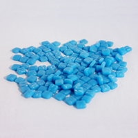 Colourful Mosaics carreaux mosaïque bleu clair verre recyclé 100g