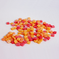 Colourful Mosaics carreaux mosaïque verre orange mix 100g décoration