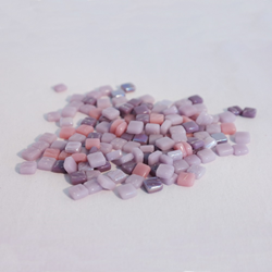Colourful Mosaics carreaux mosaïque verre mix violet 100g décoration