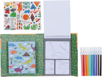 Tiger Tribe set de coloriage - livre de coloriage dinosaure et kit d'activités pour enfants