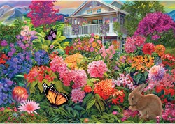 Eurographics puzzle Bunny Garden 104 pièces animaux nature
