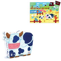 Djeco Les vaches à la ferme - 24 pcs