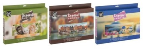 Craft ID kit de peinture diamant loisirs créatifs 75x25cm peinture
