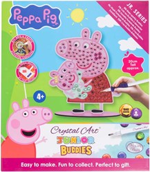 Craft Buddy Peppa & Evie Crystal Art Junior Buddies XL kit créatif