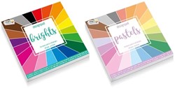 Craft Sensations Craft Sensations Papierblokken Set 2 Stuks, 100 gr, 10x10 cm