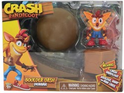 Bandai Crash Bandicoot set de jeu décoration diorama Boulder Dash