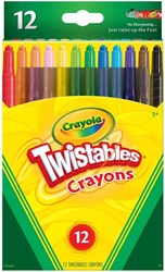 Crayola crayons twistables - 12 couleurs - jouet créatif