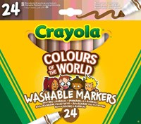 NL - Goliath Crayola feutres Colors of the World 24 couleurs lavables