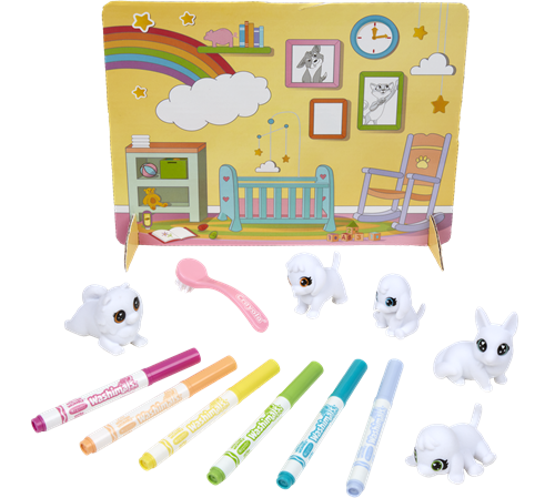 Crayola jouet Washimals Baby Pets Nursery set - coloriage créatif-2