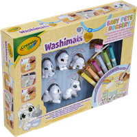 Crayola jouet Washimals Baby Pets Nursery set - coloriage créatif