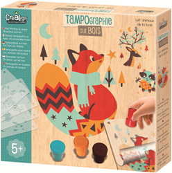 Crealign coffret tampons animaux de la forêt - jouet créatif pour enfants