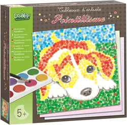 Crealign pointillisme animaux kit créatif pour enfants