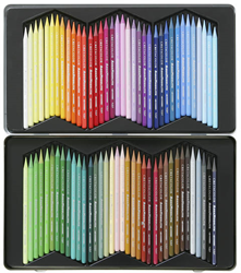 Cretacolor crayons aquarellables set 72 couleurs - Aqua Monolith