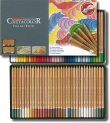 Cretacolor crayons pastel set 72 pièces pour artistes et loisirs
