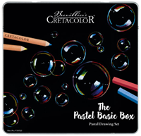 Cretacolor coffret pastel - boîte de dessin 27 pièces pour enfants et adultes