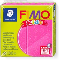 Fimo pâte à modeler pailletée rose 42g - Jouet créatif pour enfants