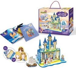 Cubic Fun puzzle 3D La Petite Sirène - 24 pièces - jouet enfant