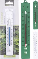 ProGarden thermomètre plastique intérieur et extérieur - analogique - multicolore