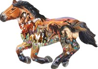 SunsOut puzzle animaux Pasture Sunset - 800 pièces - Cynthie Fisher