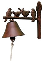 Esschert Design Deurbel gietijzer vogels