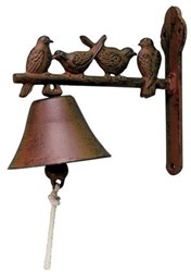 Esschert Design Deurbel gietijzer vogels