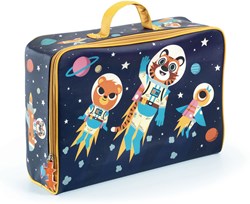 Djeco valise Space - valise enfant étanche au motif espace