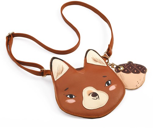 Djeco sac bandoulière enfant Renard - sac animal avec motif renard