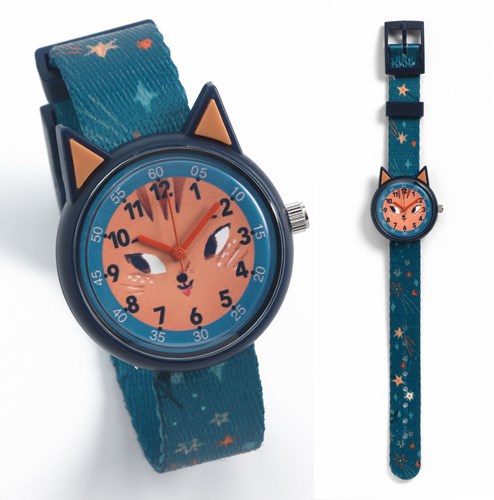 Djeco montre enfant bleue - apprentissage ludique de l'heure