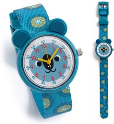 Djeco montre enfant koala - apprendre à lire l'heure - étanche