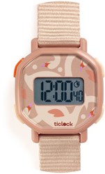 Djeco montre digitale Poetic swans - montre enfant étanche