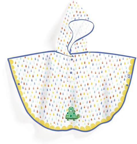 Djeco poncho de pluie Tortoise rain cape - S pour enfants