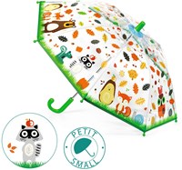 Djeco paraplu enfant Forest Friends - protection solide contre la pluie-2
