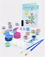 Den Goda Fen coffret maquillage enfant à l'eau - 23 pièces - rose multi