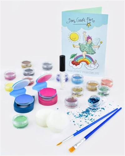Den Goda Fen coffret maquillage enfant à l'eau - 23 pièces - rose multi