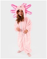 Den Goda Fen combinaison déguisement axolotl pour enfants 3-4 ans