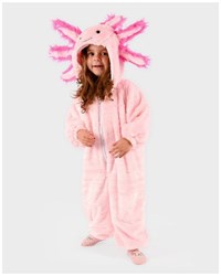 Den Goda Fen combinaison déguisement axolotl pour enfants 3-4 ans