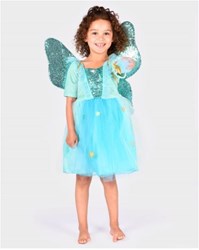 Den Goda Fen ensemble robe déguisement avec accessoires 122-128 pour enfants