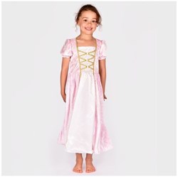 Den Goda Fen robe de princesse velours rose déguisement 98-104 enfants
