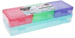 Boîtes de rangement jouet set 4 pièces carton multicolore
