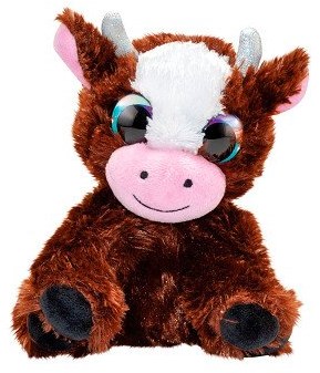 Lumo Stars peluche vache Molly 15cm - jouet doux aux grands yeux