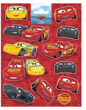 Totum planche de stickers Disney Cars - autocollants colorés pour enfants