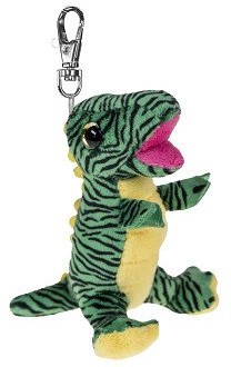 Lumo Stars porte-clés peluche Dino T-Rex 8,5cm vert