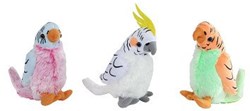 Peluche perroquet jouet doux 20cm coloré