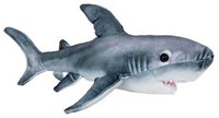 Peluche requin jouet doux 45cm pour enfants multicolore